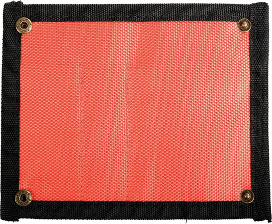 Vosteed Knife Pouch Orange X0133 - Three Pocket Nylon Organizer For EDC Enthusiasts, 5 Inch Foldable by Vosteed