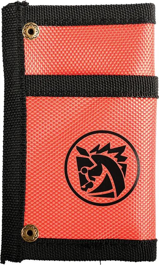 Vosteed Knife Pouch Orange X0133 - Three Pocket Nylon Organizer For EDC Enthusiasts, 5 Inch Foldable by Vosteed