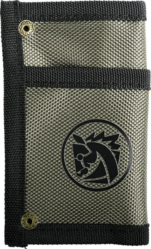 Vosteed Knife Pouch Three Pocket Nylon 5-Inch - Secure Metal Snap Closure For EDC Durable Hang Pack by Vosteed