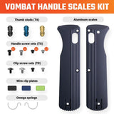 Vosteed Vombat Handle Scale Kit Slate X0136 by Vosteed