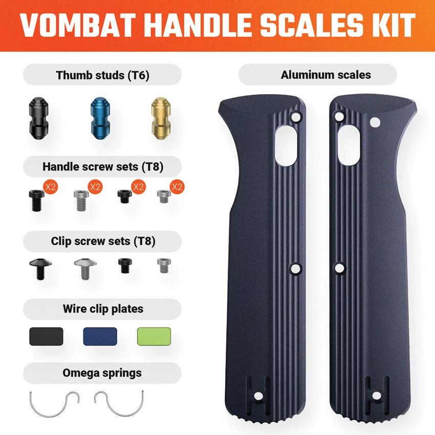 Vosteed Vombat Handle Scale Kit Slate X0136 by Vosteed