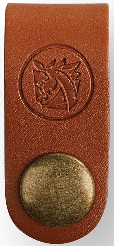 Vosteed Winding Tool X0151 - Leather Wrapped 4 Inch EDC Pocket Tool With Brass Snap by Vosteed