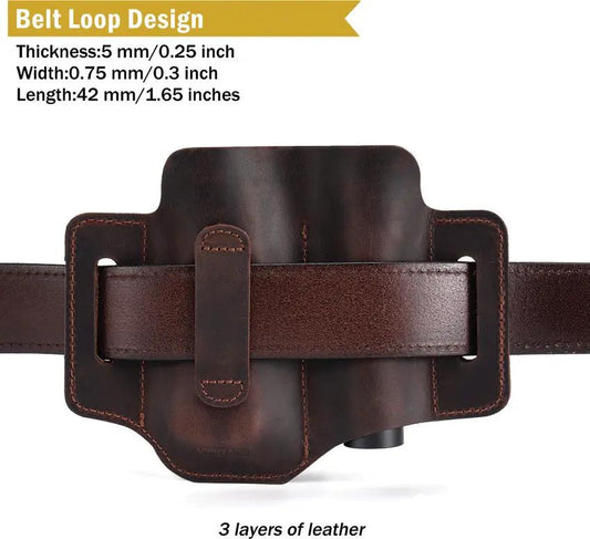 Viperade PL3 Multi Tool Belt Sheath PL3-DB - Belt Holster With Quick Release Key Holder And Flashlight Pocket by Viperade