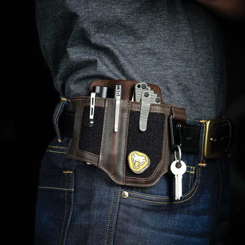 Viperade PL3 Multi Tool Belt Sheath PL3-DB - Belt Holster With Quick Release Key Holder And Flashlight Pocket by Viperade