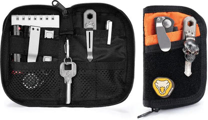 Viperade VE10 EDC Tool Pouch - Seven-Pocket 500D Oxford Gear Organizer With Mesh And Zippered Pocket by Viperade