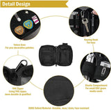 Viperade VE26 EDC 8-Pocket Organizer - Black 500D Polyester EDC Bag For Everyday Carry And Gear by Viperade