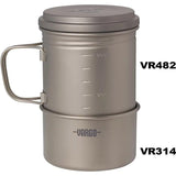 Vargo Titanium Bot Bowl T-314 - Ultralight 400mL Backcountry Dining For Bot Nesting Systems by Vargo