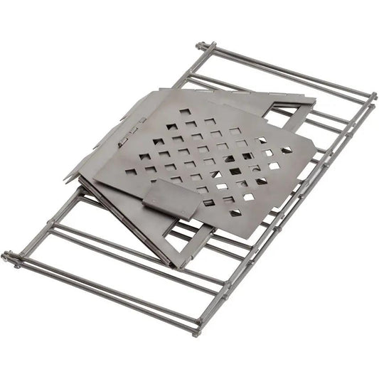 Vargo Fire Box Titanium T319 Ultralight Origami Folding Fire Box For Backpacking And Camp Cooking by Vargo