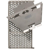 Vargo Fire Box Grill 2.0 T-320 - Ultralight Backcountry Biomass Camp Grill With Hinged Grate by Vargo