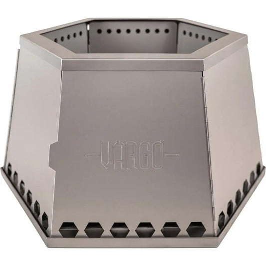 Vargo MegaHex Portable Fire Pit - Origami Fold Flat Design For Easy Carry And Quick Cleanup by Vargo