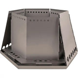 Vargo MegaHex Portable Fire Pit - Origami Fold Flat Design For Easy Carry And Quick Cleanup by Vargo