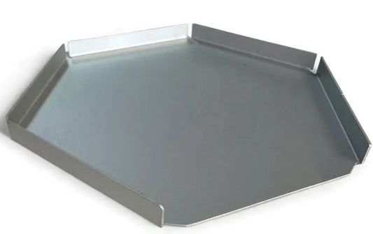 Vargo Hexagon Stove Base Plate VR338 - Lightweight 1.25mm Aluminum With Raised Edges To Contain Ashes by Vargo