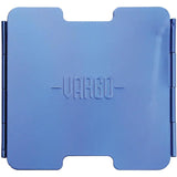 Vargo Aluminum Windscreen Blue T-421 - Fold Flat Portable Stove Wind Screen With Vent Cutouts And Pot Support by Vargo