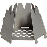 Vargo Hexagon Stove T-423 - Slim Fold Flat Stainless Backpacking Wood Stove For Quick Setup And Efficient Cooking by Vargo