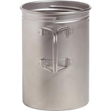 Vargo BOT-HD T-482 - Foldaway Handle 1 Liter Capacity Wide Mouth Multiuse Bottle Pot Mug by Vargo