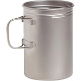 Vargo BOT-HD T-482 - Foldaway Handle 1 Liter Capacity Wide Mouth Multiuse Bottle Pot Mug by Vargo