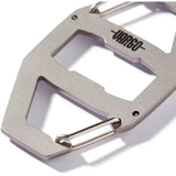 Vargo Titanium Binary Carabiner T-484 - Dual-Sided Bottle Opener and Double-Gated Design by Vargo