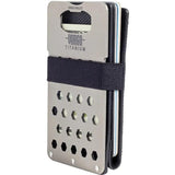 Vargo Titanium Hinge Wallet - Durable Hinge System With Card And Cash Pockets, Pull Tab And Bottle Opener by Vargo