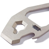 Vargo Titanium Backcountry Carabiner T-492 - Integrated Tick Remover Bottle Opener Box Cutter Scraper for Outdoor Gear by Vargo