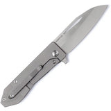 Vargo Sobata 398 Titanium Framelock EDC Knife - 3 Inch Sintered Titanium Ceramic Blade by Vargo