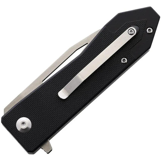 Vargo Sobata 799 Linerlock Knife - Black G10 Handle with Extended Tang for Everyday Carry by Vargo