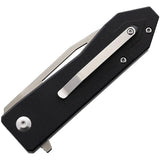 Vargo Sobata 799 Linerlock Knife - Black G10 Handle with Extended Tang for Everyday Carry by Vargo