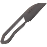 Vargo KaTi WC-1 Fixed Blade Knife - Titanium Wharncliffe 3-Inch One-Piece With Kydex Sheath For Outdoor Survivalists by Vargo