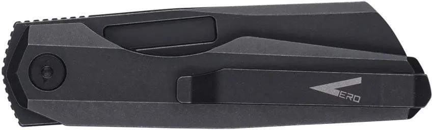 Vero Engineering Neuron Double Detent Folder - Bohler M390 Blade, Titanium Handle, Extended Tang by Vero Engineering