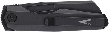 Vero Engineering Neuron Double Detent Folder - Bohler M390 Blade, Titanium Handle, Extended Tang by Vero Engineering