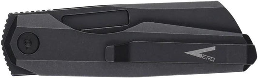Vero Engineering Neuron Double Detent Folder - Bohler M390 Blade, Titanium Handle, Extended Tang by Vero Engineering