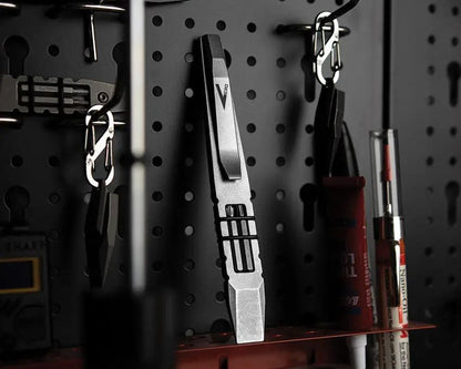 Vero Engineering Fulcrum Full Pocket Tool - Titanium Construction With Four 4mm WIHA Bits And Pry Bar by Vero Engineering