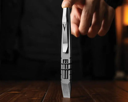 Vero Engineering Fulcrum Full Pocket Tool - Titanium Construction With Four 4mm WIHA Bits And Pry Bar by Vero Engineering