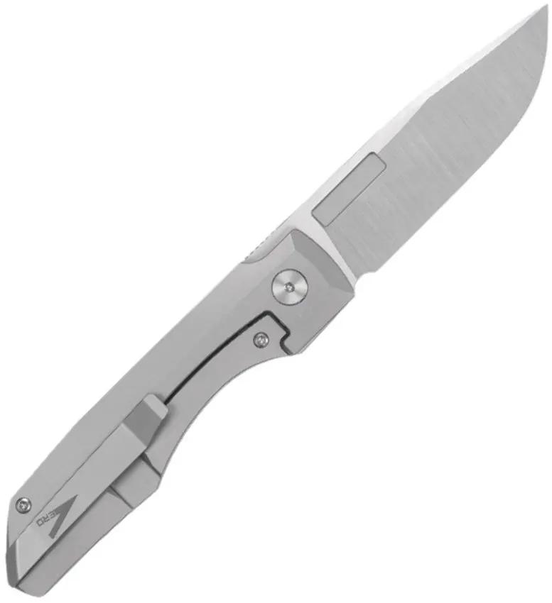 Vero Engineering Impulse Thin Framelock Belt Knife - 3.63 Inch M390 Drop Point Blade Titanium Handle by Vero Engineering