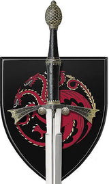 Valyrian Steel Dark Sister Sword Of Daemon - Display Replica With Targaryen Sigil Plaque by Valyrian Steel