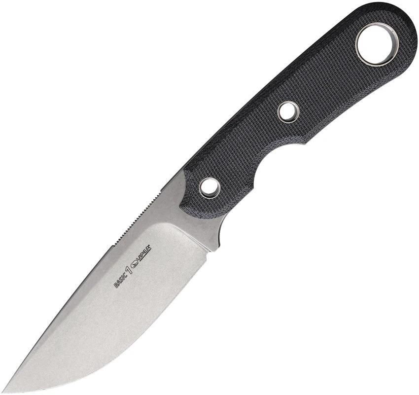 Viper Basic1 Fixed Blade Black Mic VT4028CB by Viper
