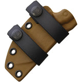 Viking Tactics Patriot Knife VTAC K3P 1095HC Full Tang For Tactical Use Canvas Micarta Handle And Tan Kydex Sheath by Viking Tactics