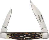 Western Pen Folder Faux Stag CAM-19069-001 by Western