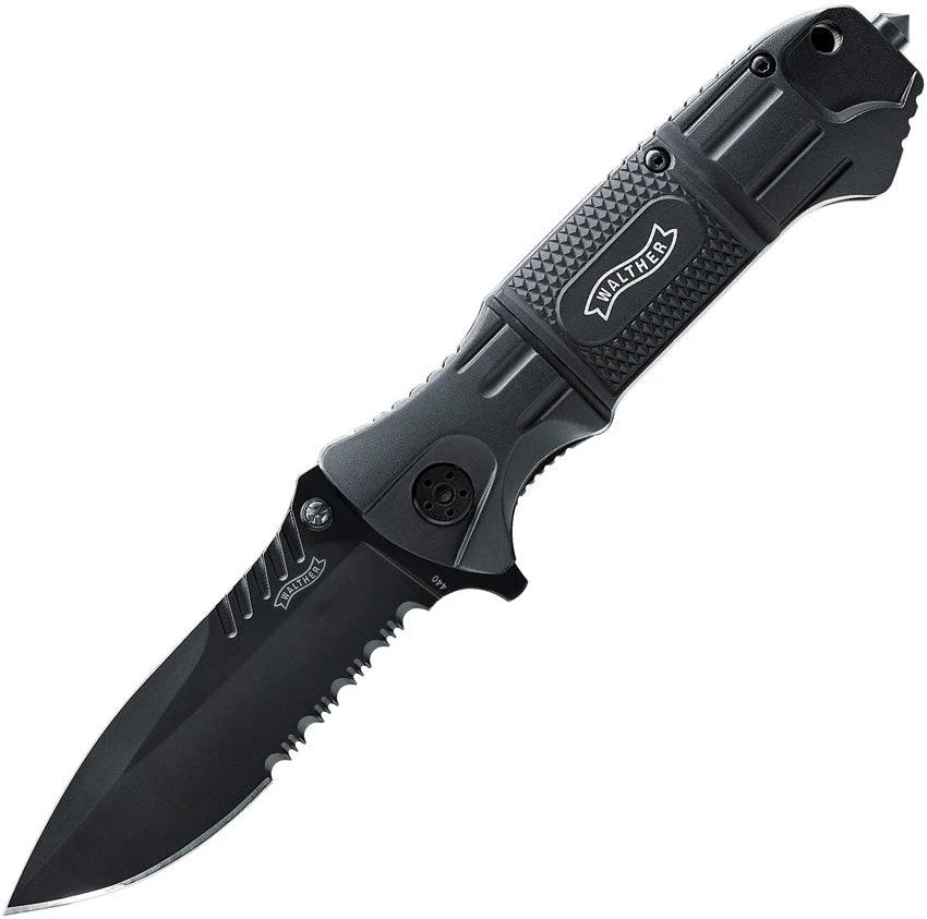 Walther Black Tac Linerlock 5.0715-US by Walther