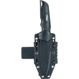 Walther BUK Back Up Knife - 4 Inch 440 Stainless Blade With Kydex Sheath For EDC by Walther