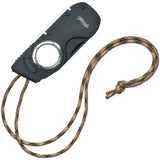 Walther Framelock Folding Knife 440C Blade 3.5-Inch Closed - EDC Ready With Finger Ring Lanyard And Nylon Sheath by Walther