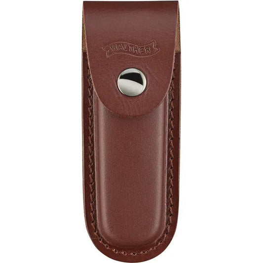 Walther BWK-1 Linerlock Walnut Knife - Compact EDC With Titanium-Coated Blade For Everyday Tasks by Walther