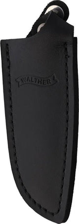 Walther SKT Fixed Blade Knife - 440C Satin Spear Point, ABS Handle, Leather Sheath for Outdoor Enthusiasts by Walther