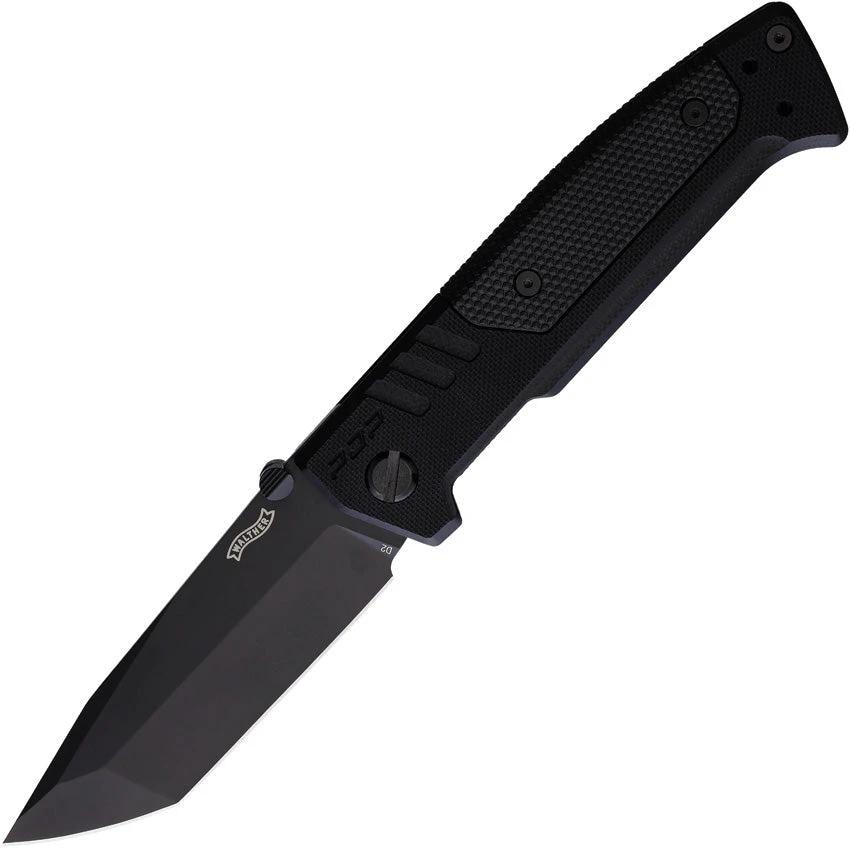 Walther PDP Linerlock Tanto Black 5.0881-US by Walther