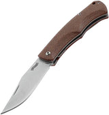 Walther CTK 1 Linerlock Knife Satin 3-Inch 440C Blade Brown Micarta Handle - EDC Ready by Walther