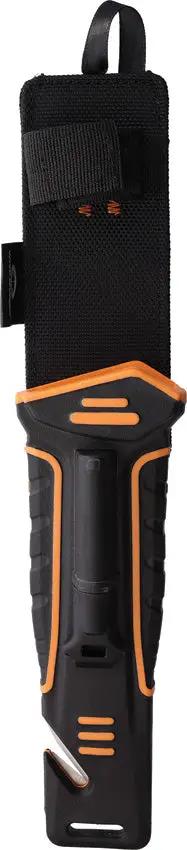 WithArmour Nightingale Fixed Blade Orange WA-001OR - D2 Tool Steel, Fire Starter, Sharpener, Lanyard Hole, Belt Sheath by WithArmour
