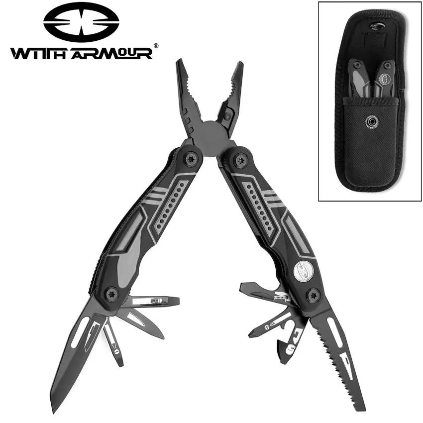 WithArmour Ranger Multi Tool WA-010BG - 4 Inch Closed Design With Pliers And Multiple Screwdrivers by WithArmour