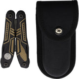 WithArmour Ranger Multi Tool WA-010BT - 10 Tool Set With Durable Black Tan TPR Handles And Pliers by WithArmour