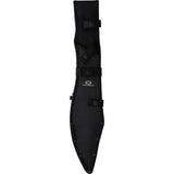 WithArmour Bombardier Machete - 14 Inch Black Stainless Curved Blade With Rubber Grip by WithArmour