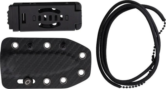 WithArmour Ness Muk 2 Fixed Blade WA079-70CFBK - VG-10 Satin Blade Black Carbon Fiber Handle by WithArmour