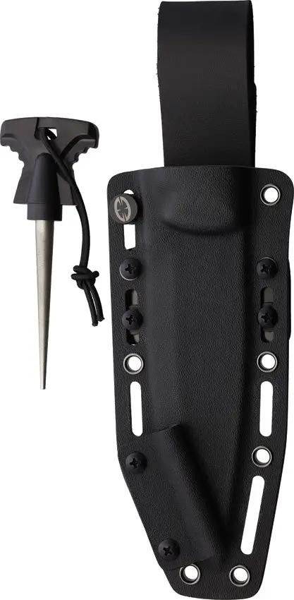 WithArmour Mercenary Fixed Blade WA2301-110BK - 12C27 Sandvik Stainless Steel Two-Tone Finish Full Tang Kydex Sheath by WithArmour